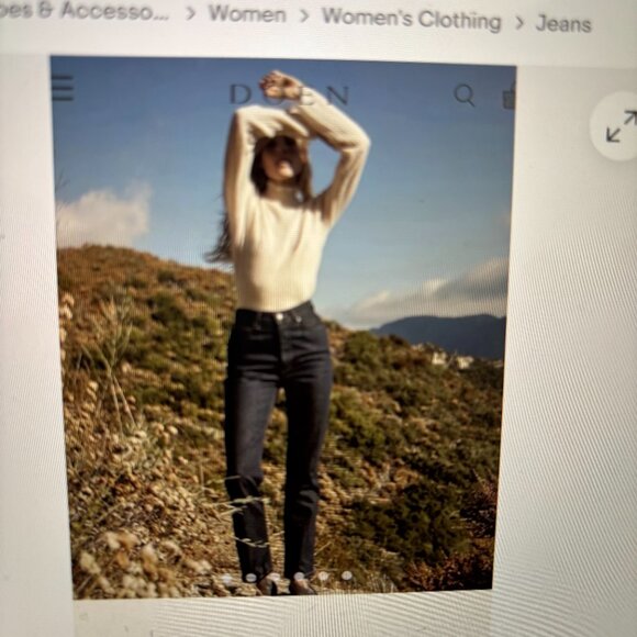 DOEN Sz 31 Diana Jean in Rinse Wash - New With Tags